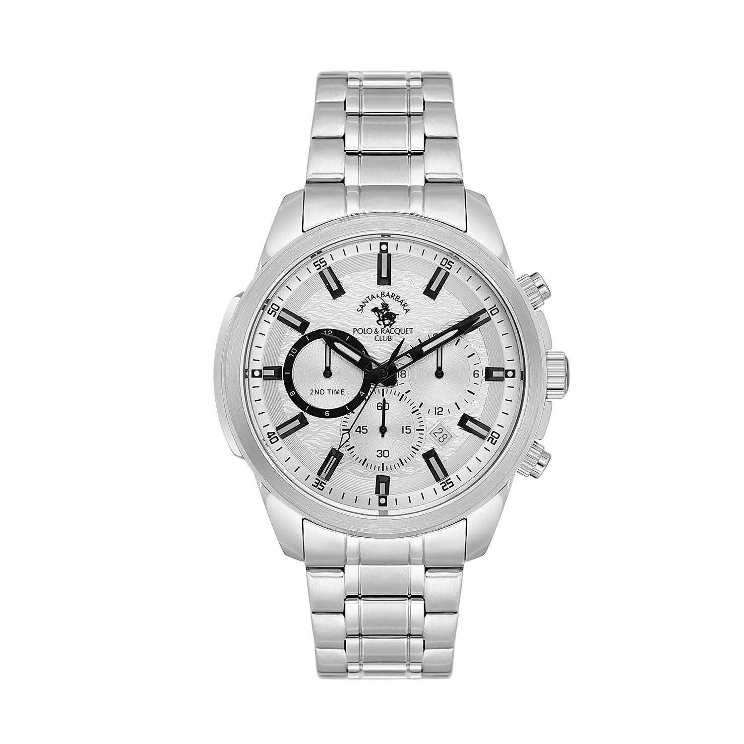 Santa Barbara Polo Legend - Ceas Barbatesc Quartz Argintiu SB.4.10047-1