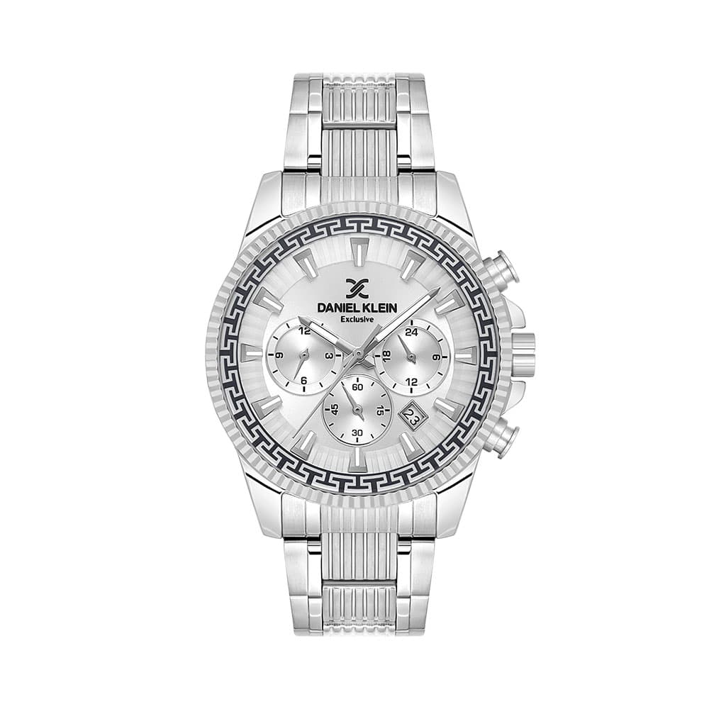 Daniel Klein Exclusive - Ceas Barbatesc Quartz Argintiu DK.1.13837.1