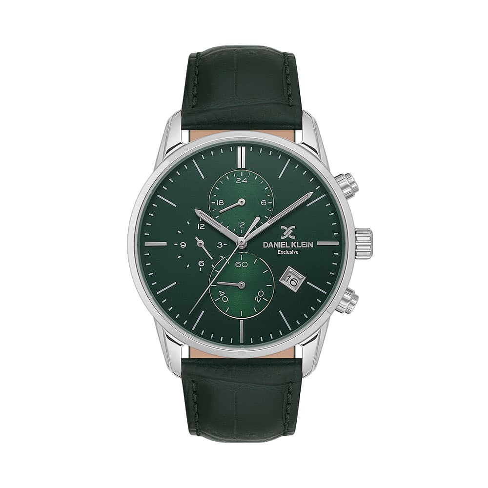 Daniel Klein Exclusive - Ceas Barbatesc Quartz Verde DK.1.13834.2