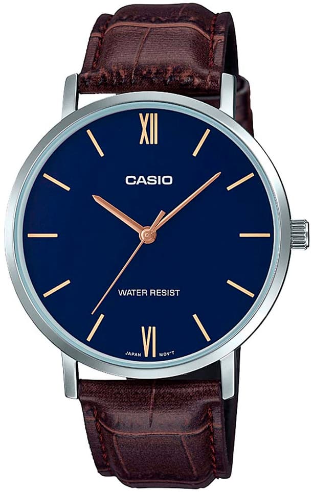 Мъжки аналогов часовник Casio - Casio Collection - MTP-VT01L-2BUDF