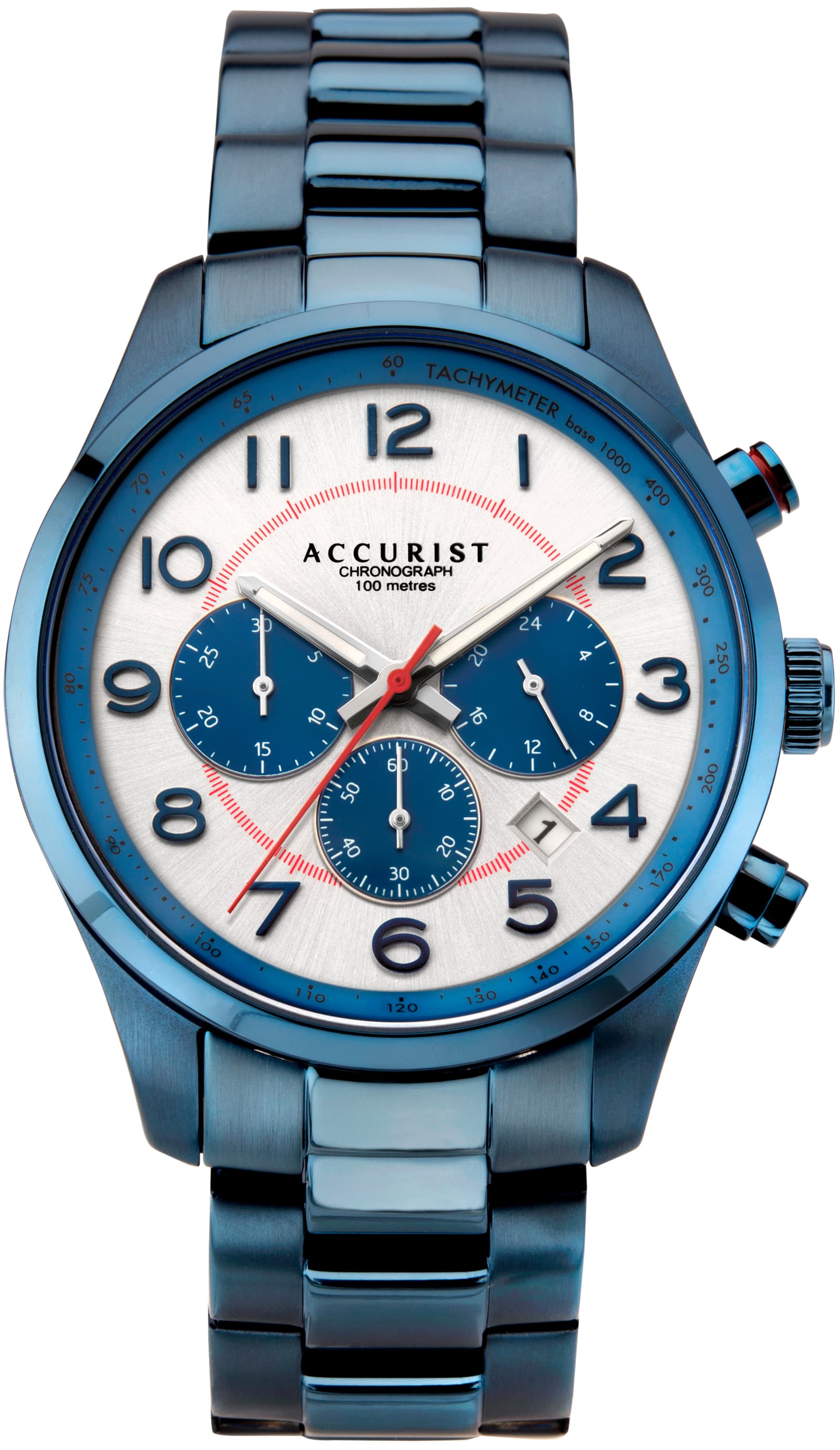 Мъжки аналогов часовник Accurist Chronograph - A-7409