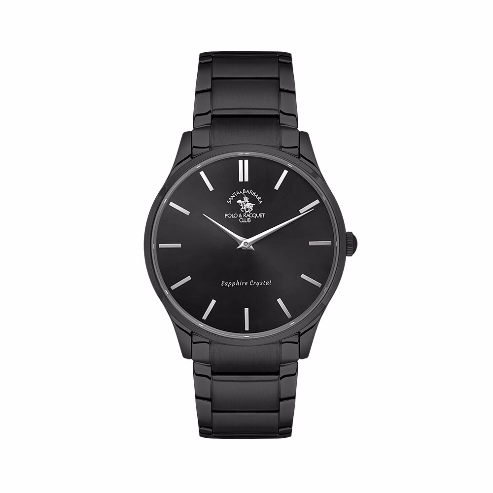 Santa Barbara Polo Noble - Ceas Barbatesc Quartz Negru SB.4.10020.5