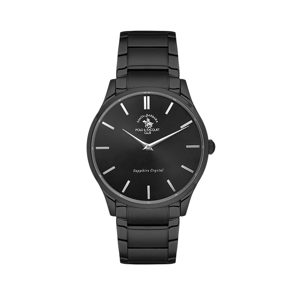 Santa Barbara Polo Noble - Ceas Barbatesc Quartz Negru SB.4.10020.5