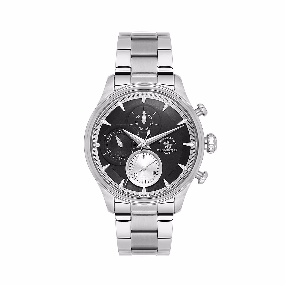 Santa Barbara Polo Legend - Ceas Barbatesc Quartz Argintiu SB.4.10023.2