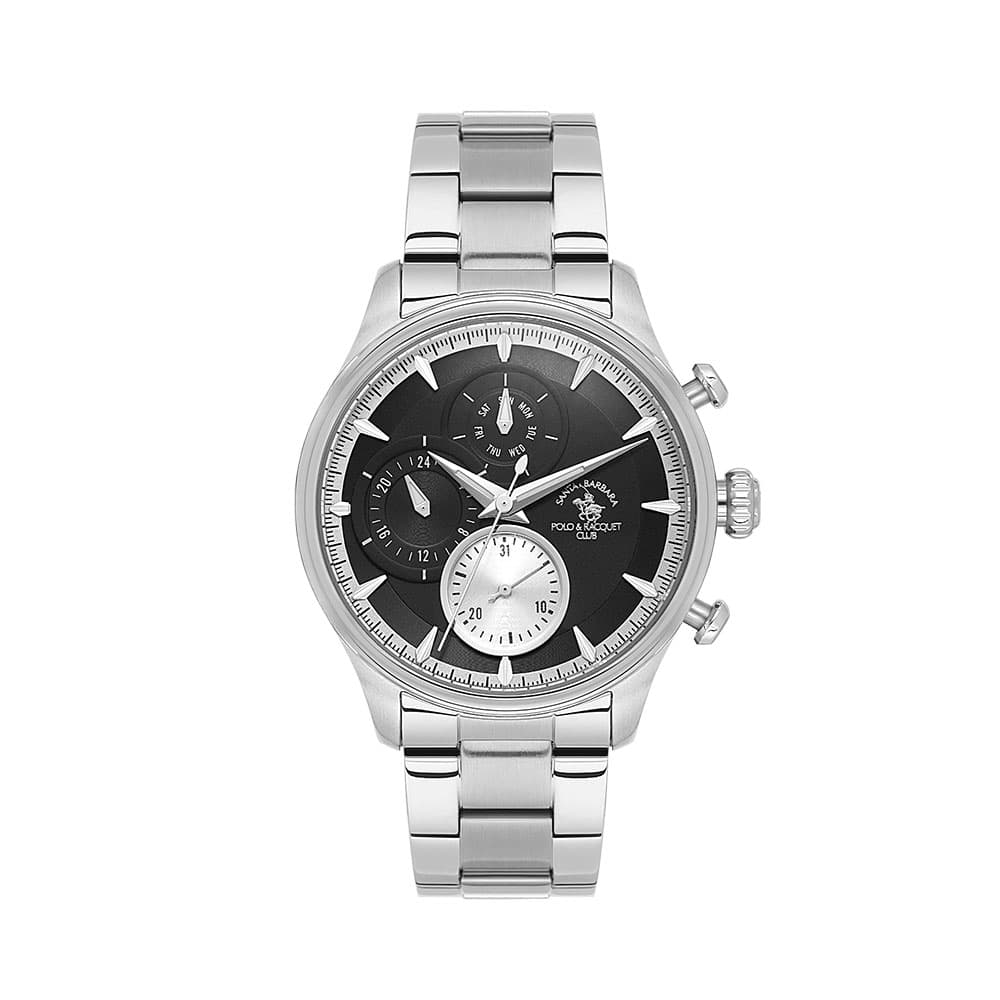 Santa Barbara Polo Legend - Ceas Barbatesc Quartz Argintiu SB.4.10023.2