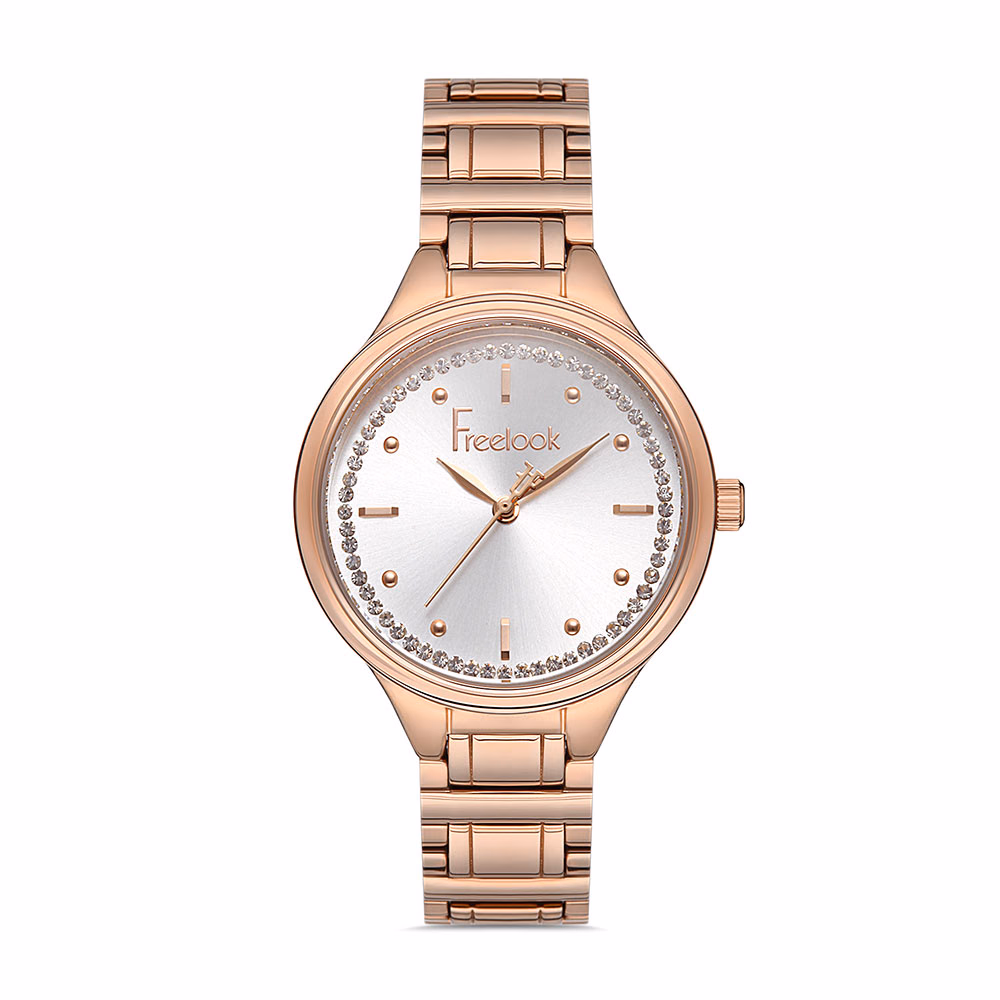 Freelook Eiffel - Ceas Dama Quartz Auriu Rose FL.1.10225.5