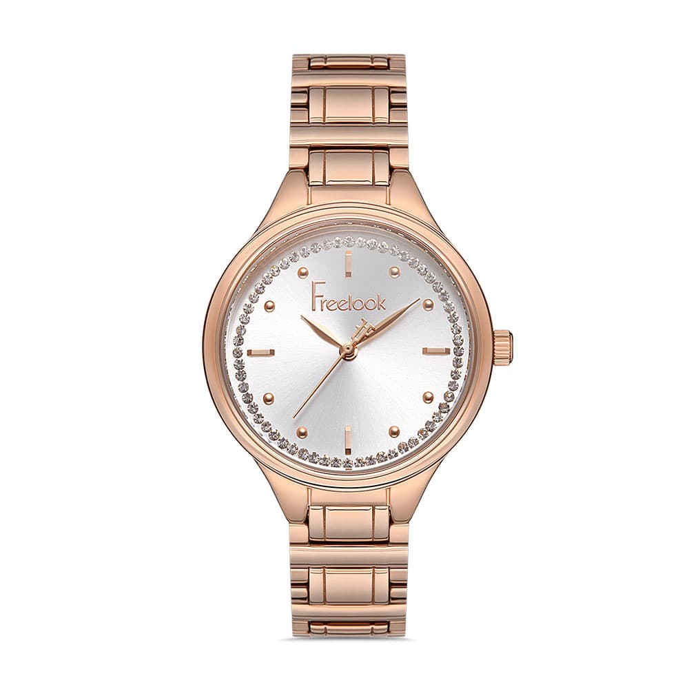 Freelook Eiffel - Ceas Dama Quartz Auriu Rose FL.1.10225.5