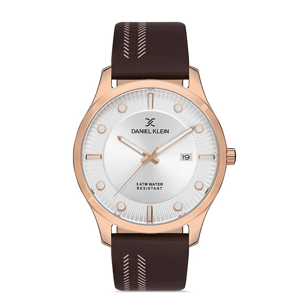 Daniel Klein Premium - Ceas Barbatesc Quartz Cafeniu DK.1.12986.3