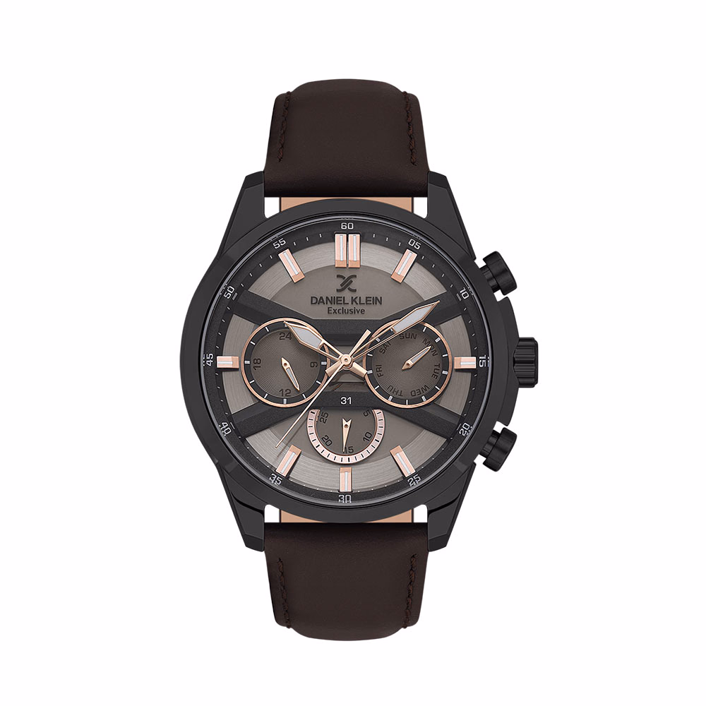 Daniel Klein Exclusive - Ceas Barbatesc Quartz Cafeniu DK.1.13794.4