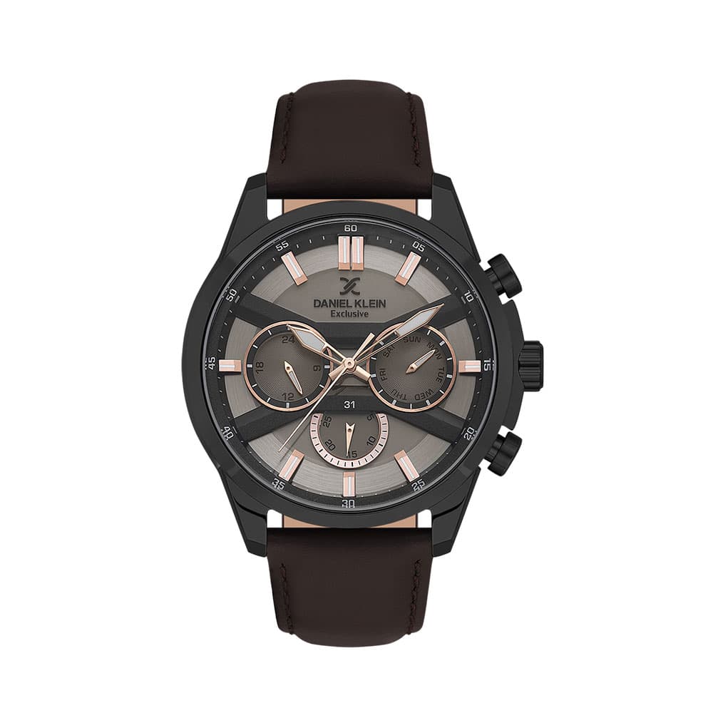 Daniel Klein Exclusive - Ceas Barbatesc Quartz Cafeniu DK.1.13794.4