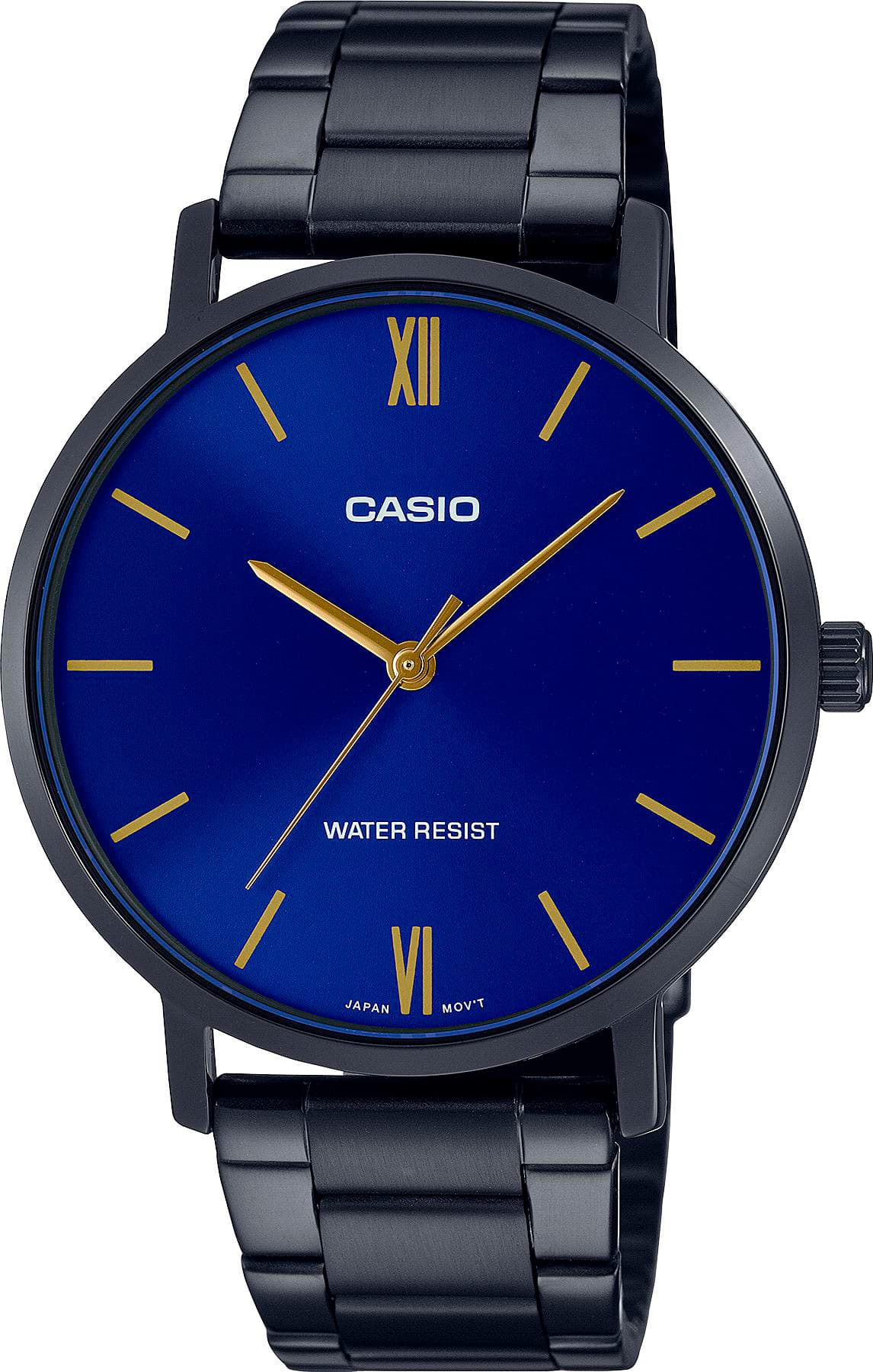 Мъжки аналогов часовник Casio - Casio Collection - MTP-VT01B-2BUDF