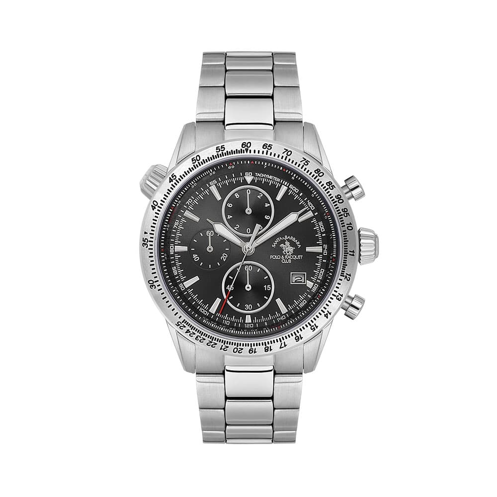 Santa Barbara Polo Legend - Ceas Barbatesc Quartz Argintiu SB.5.10003.1