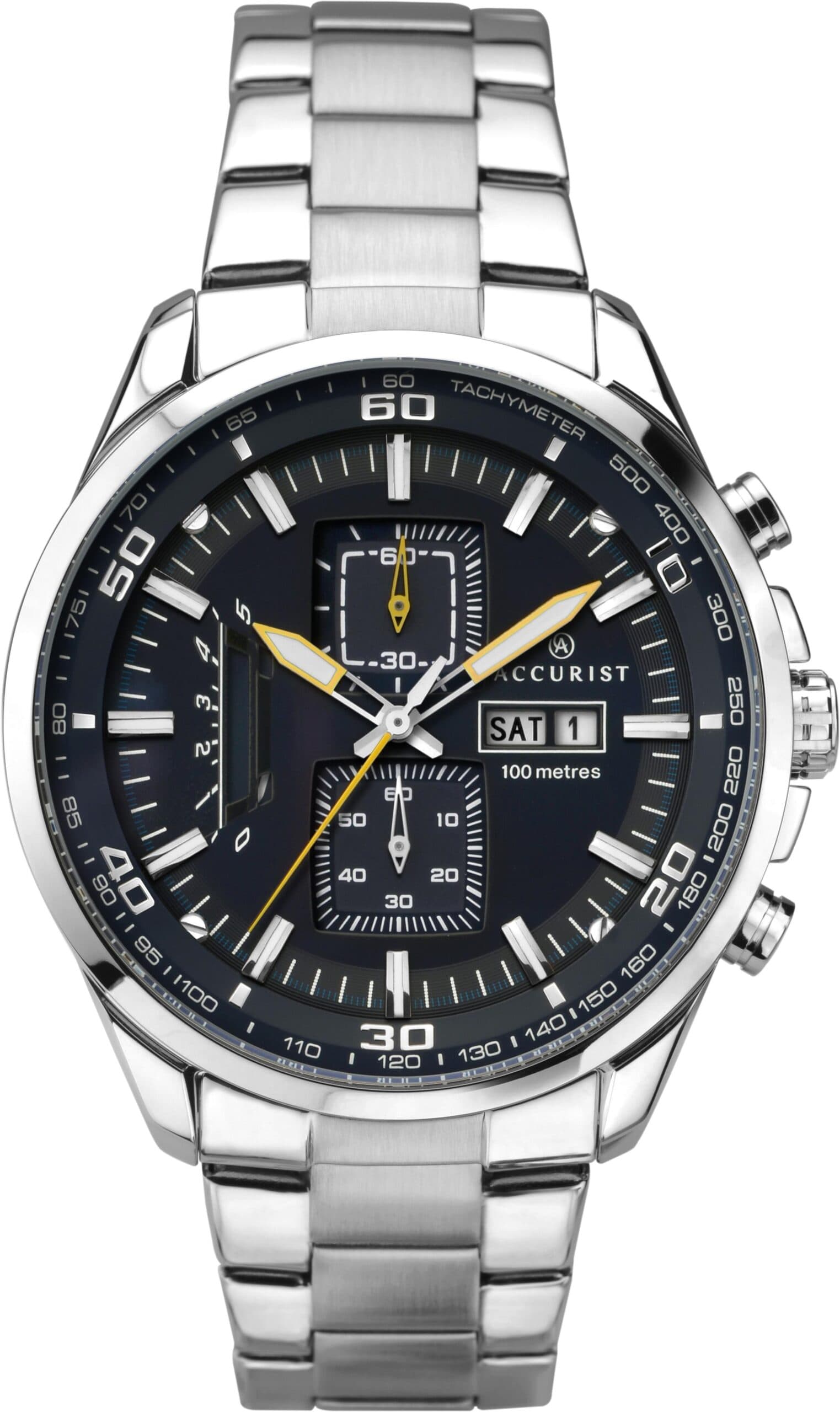 Мъжки аналогов часовник Accurist Chronograph - A-7005
