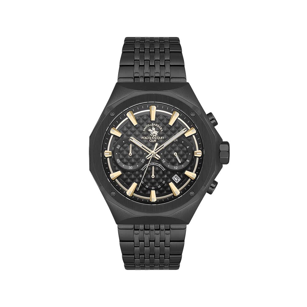 Santa Barbara Polo Legend - Ceas Barbatesc Quartz Negru SB.5.10005.5