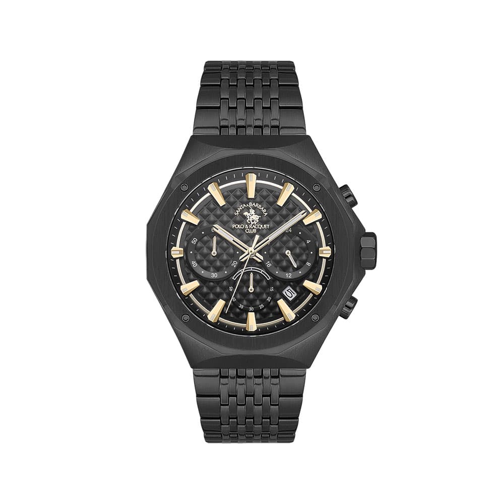 Santa Barbara Polo Legend - Ceas Barbatesc Quartz Negru SB.5.10005.5