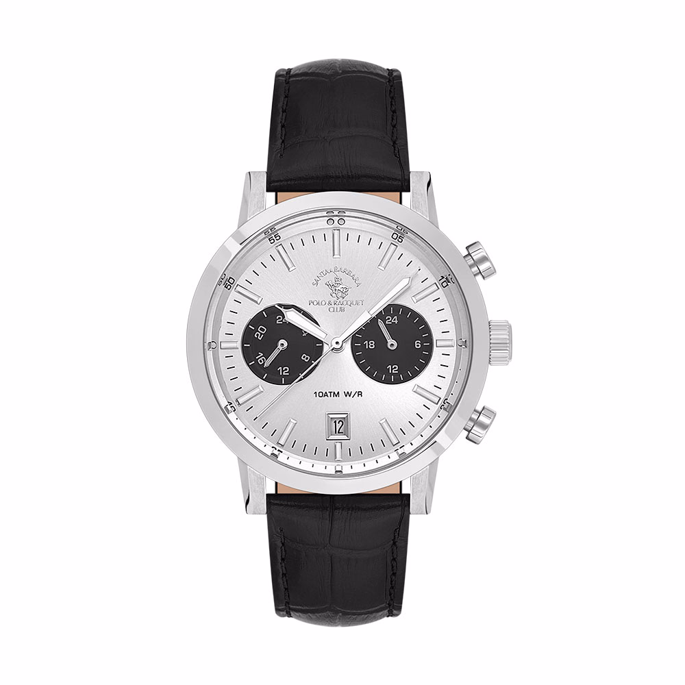 Santa Barbara Polo Noble - Ceas Barbatesc Quartz Negru SB.1.10586.1