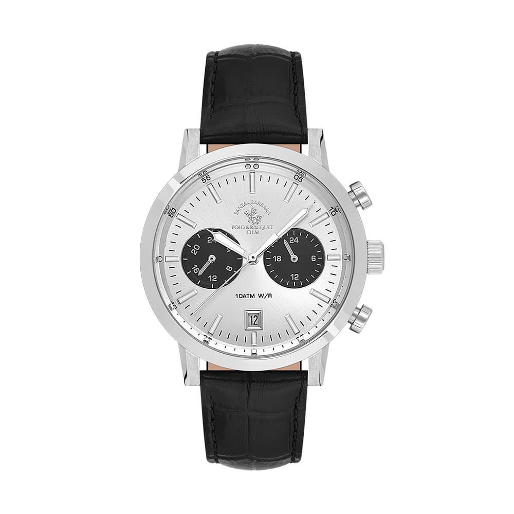 Santa Barbara Polo Noble - Ceas Barbatesc Quartz Negru SB.1.10586.1