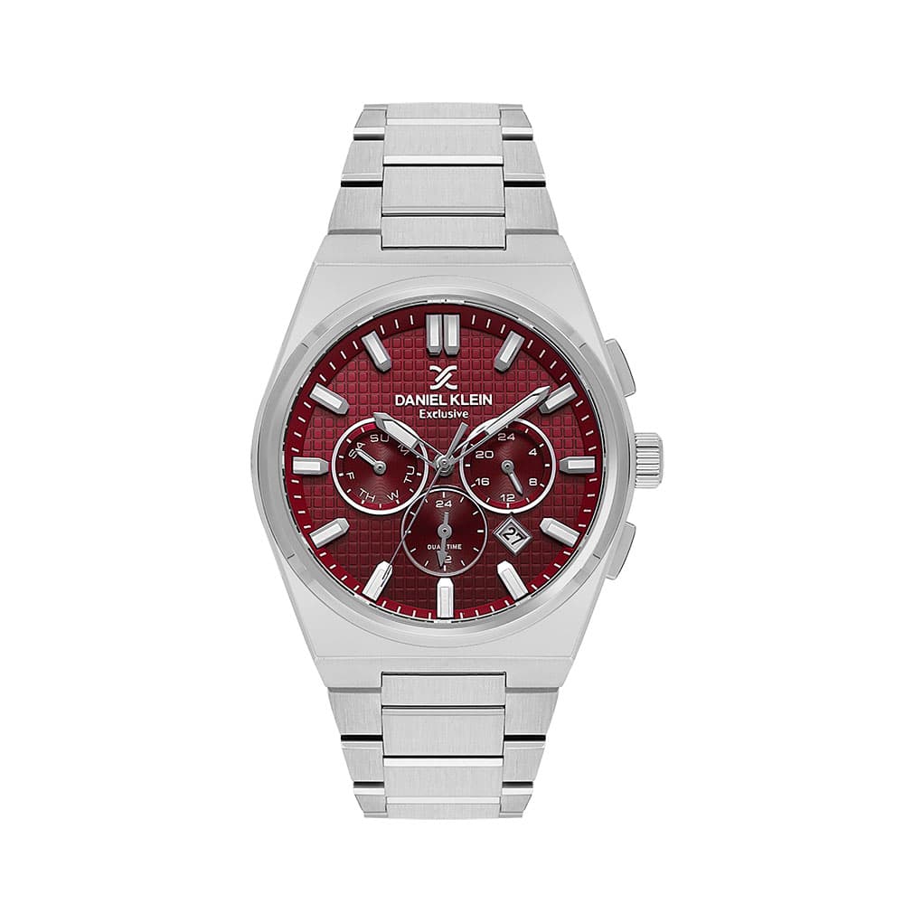 Daniel Klein Exclusive - Ceas Barbatesc Quartz Argintiu DK.1.13981.6
