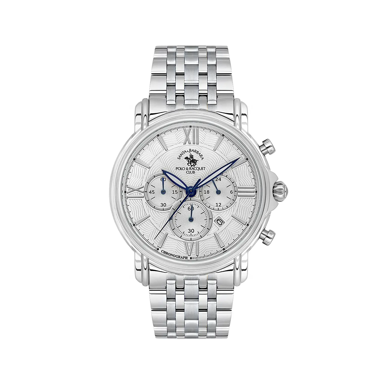 Santa Barbara Polo Legend - Ceas Barbatesc Quartz Argintiu SB.8.10013-1