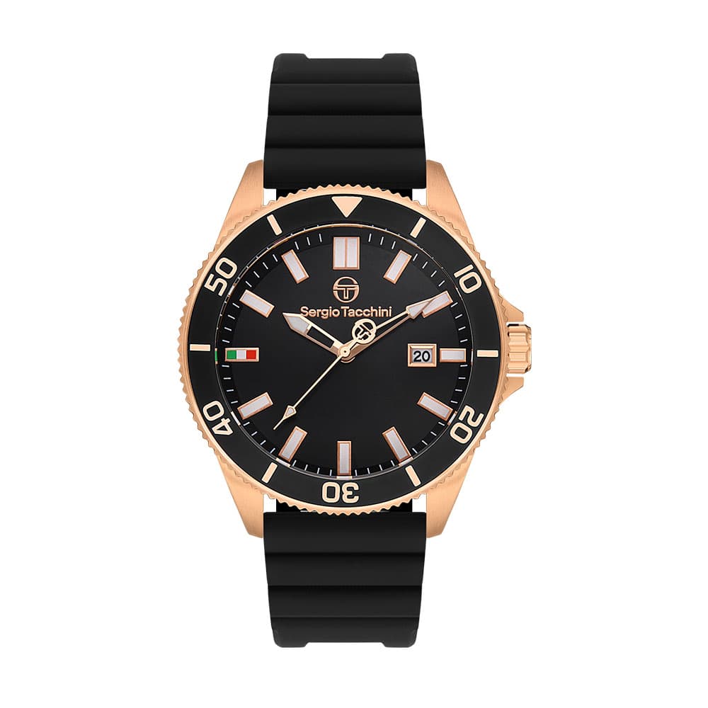 Sergio Tacchini Coastlife - Ceas Barbatesc Quartz Negru ST.1.10382.4
