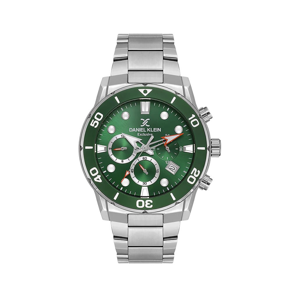 Daniel Klein Exclusive - Ceas Barbatesc Quartz Argintiu DK.1.13887.3