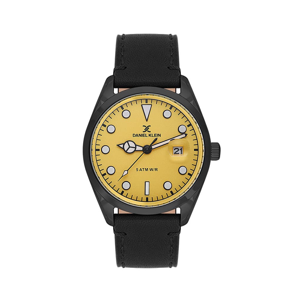Daniel Klein Premium - Ceas Barbatesc Quartz Negru DK.1.13836.5