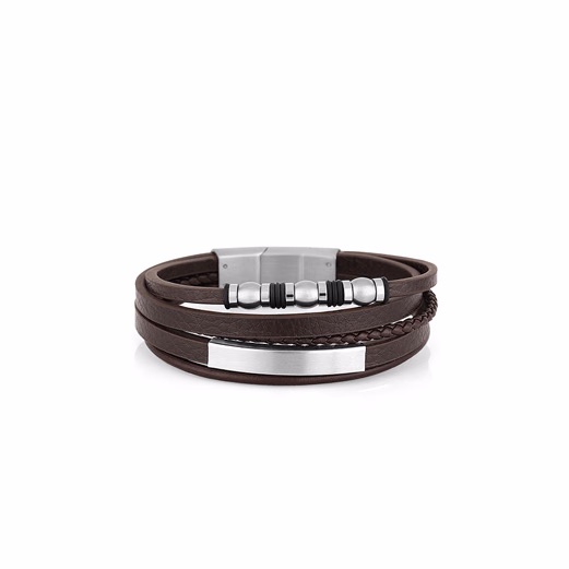 Bratara din Piele Santa Barbara Polo Jewelry Barbati SBJ.6.10022-3