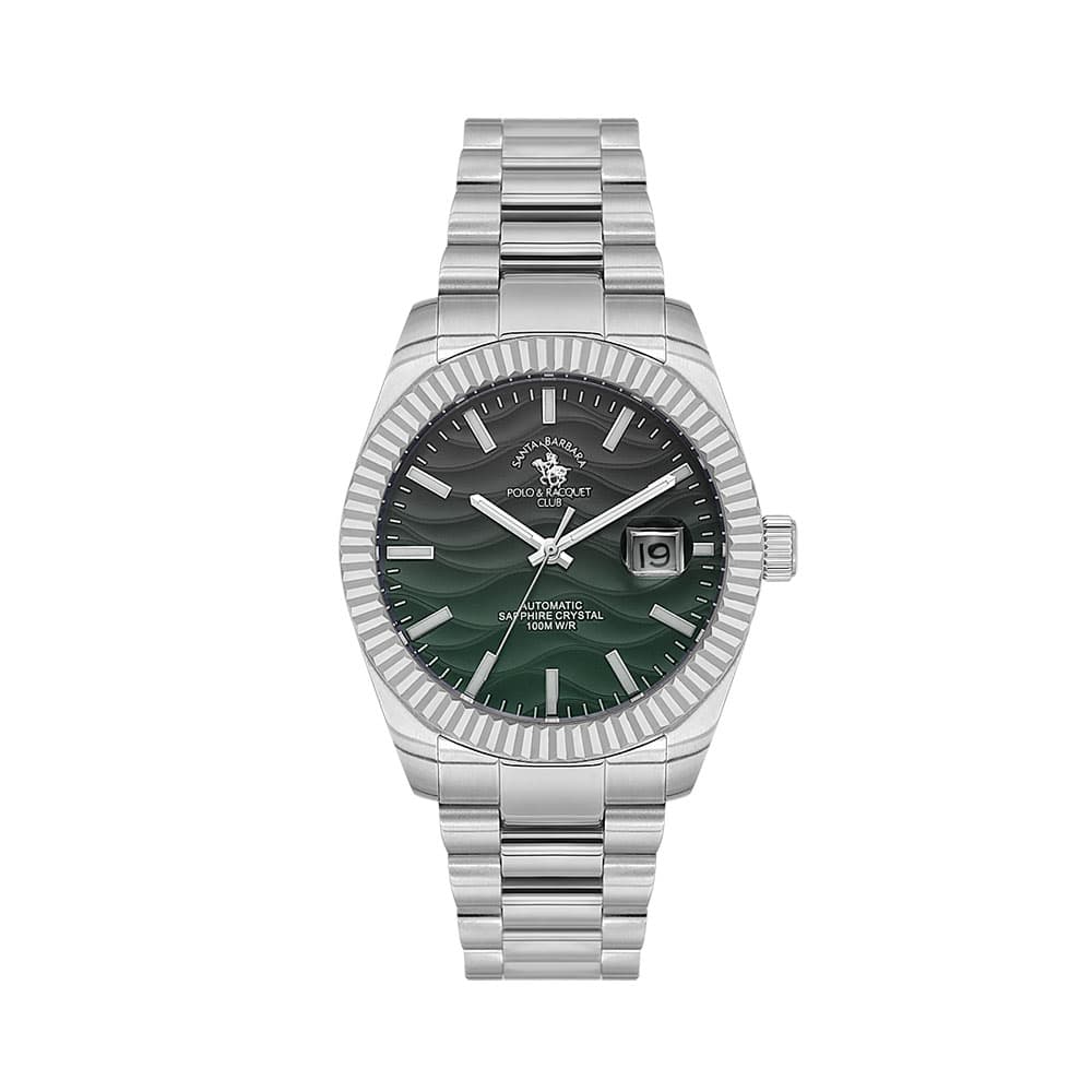 Santa Barbara Polo Luxury - Ceas Barbatesc Automatic Argintiu SB.1.10654-3