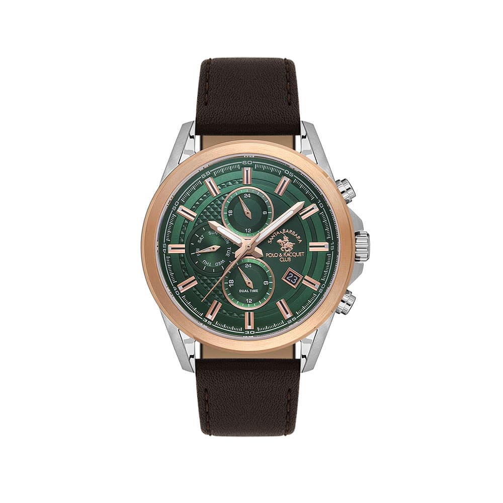 Santa Barbara Polo Legend - Ceas Barbatesc Quartz Maro SB.1.10676-4
