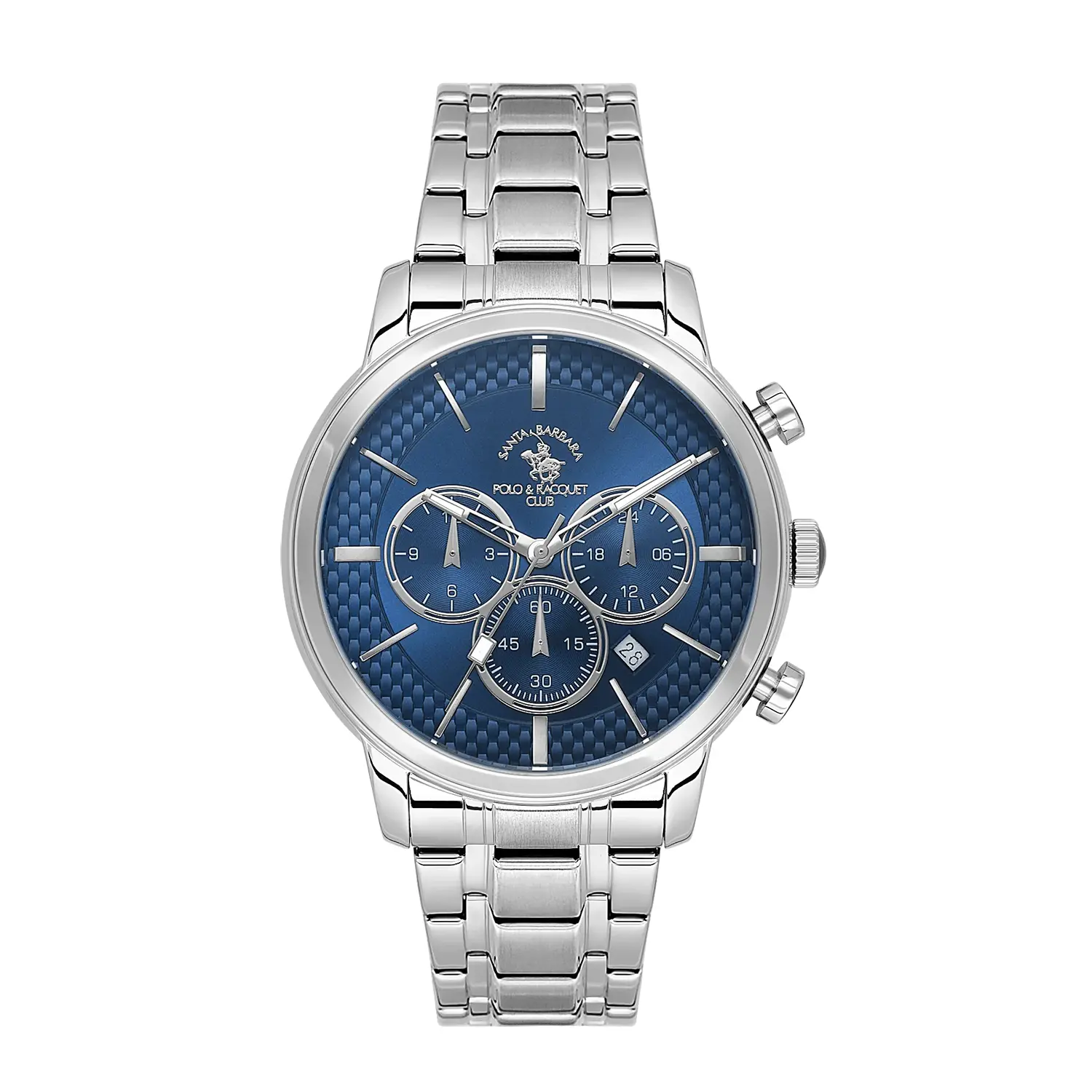 Santa Barbara Polo Legend - Ceas Barbatesc Quartz Argintiu SB.4.10046-3