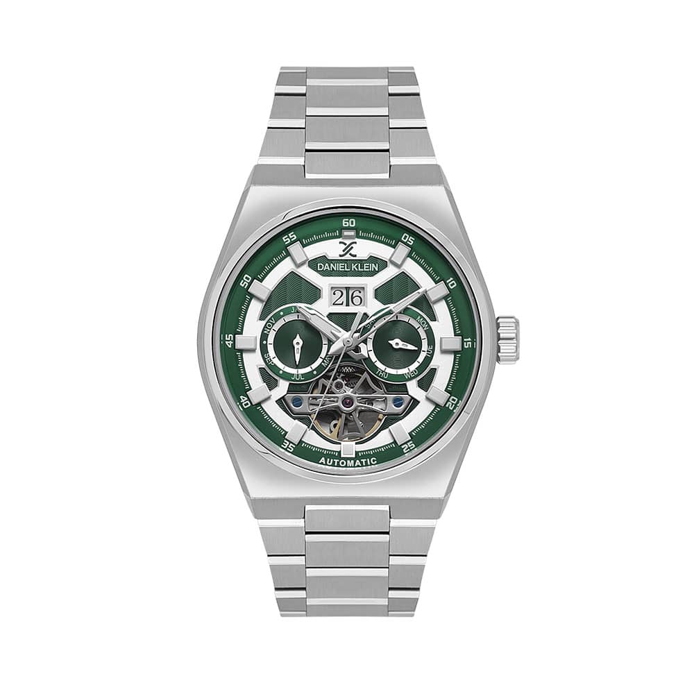 Daniel Klein Skeleton - Ceas Barbatesc Automatic Argintiu DK.1.14014.4