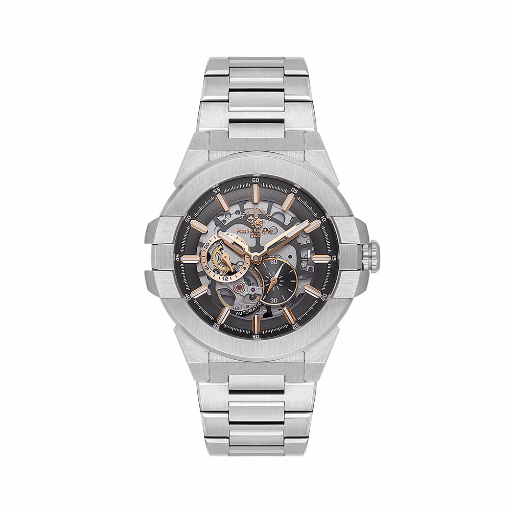 Santa Barbara Polo Legend - Ceas Barbatesc Automatic Argintiu SB.1.10636.5