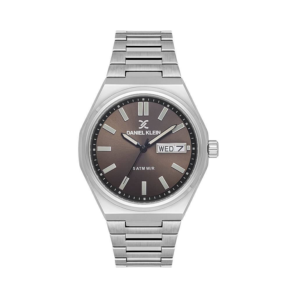 Daniel Klein Premium - Ceas Barbatesc Quartz Argintiu DK.1.14150.4