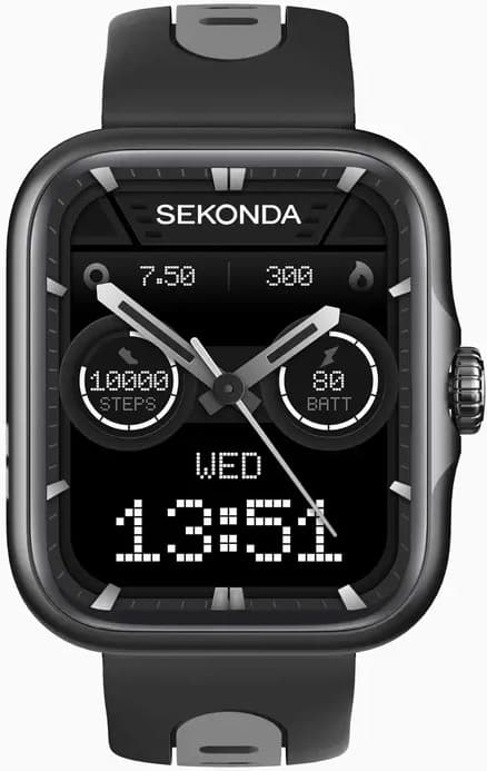 Мъжки смарт часовник Sekonda Motion Pro GPS - S-30240.00