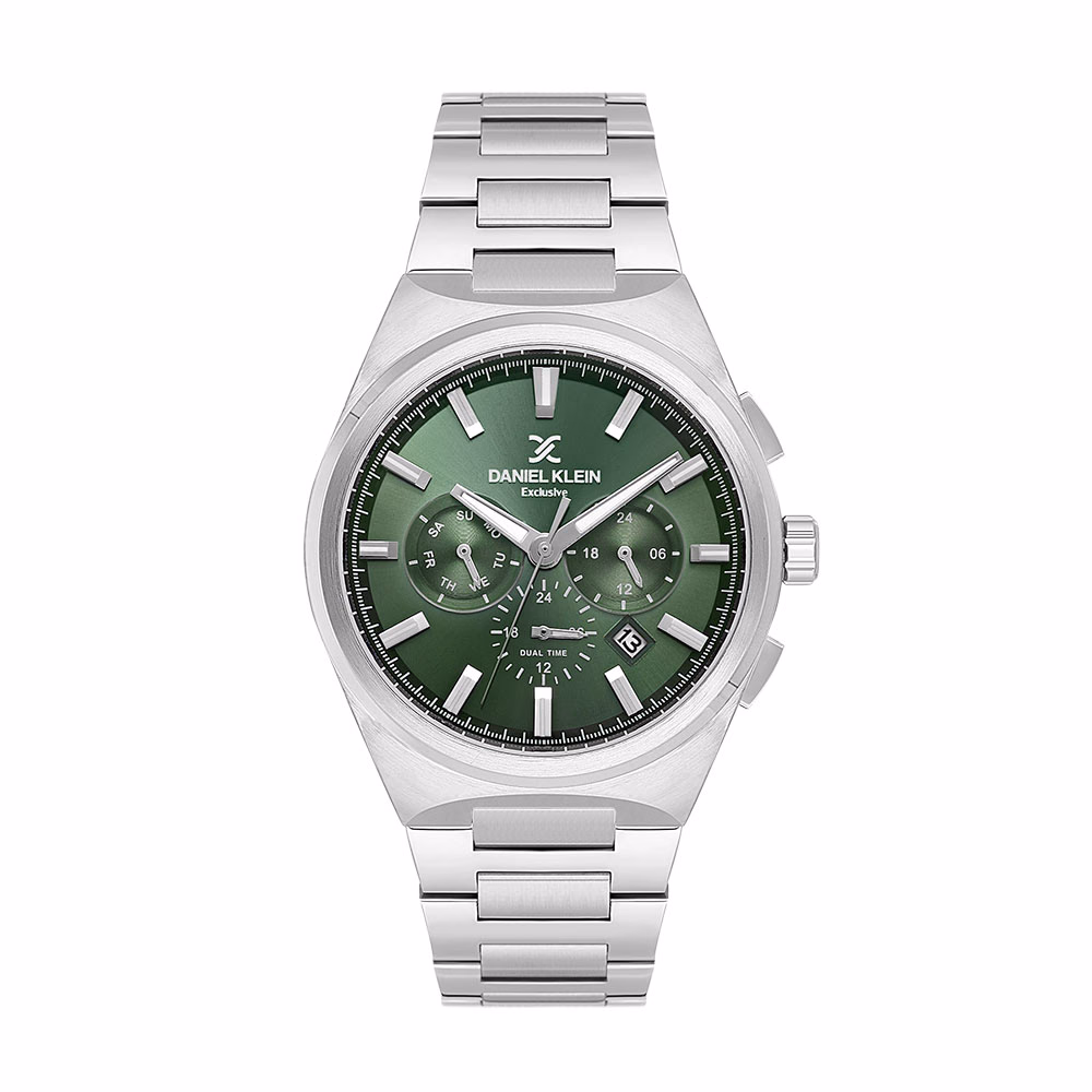 Daniel Klein Exclusive - Ceas Barbatesc Quartz Argintiu DK.1.14069.4