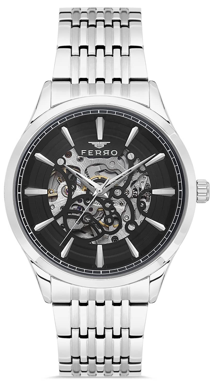 Мъжки часовник Ferro Skeleton Automatic- FM31440A-A2