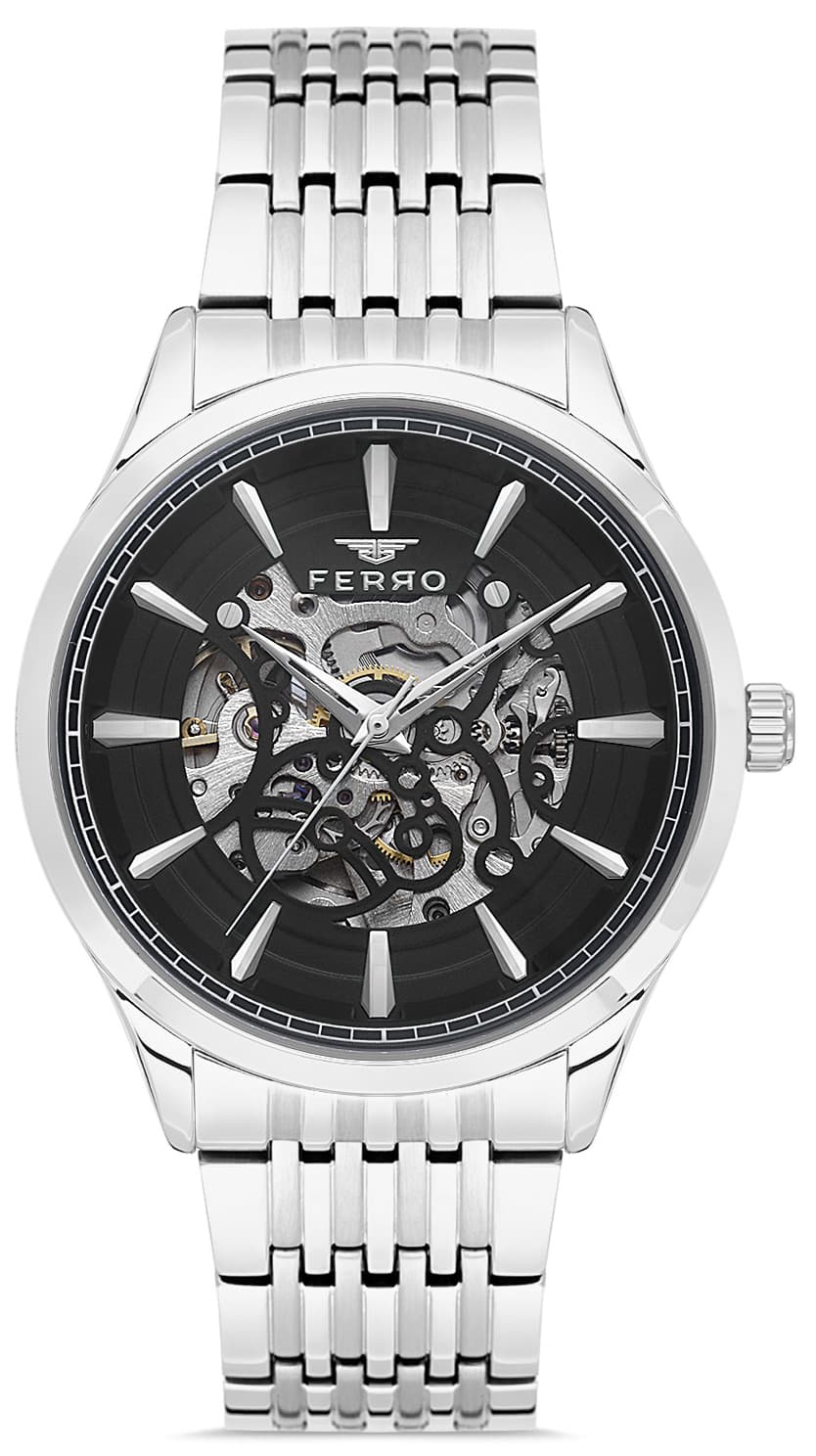 Мъжки часовник Ferro Skeleton Automatic- FM31440A-A2