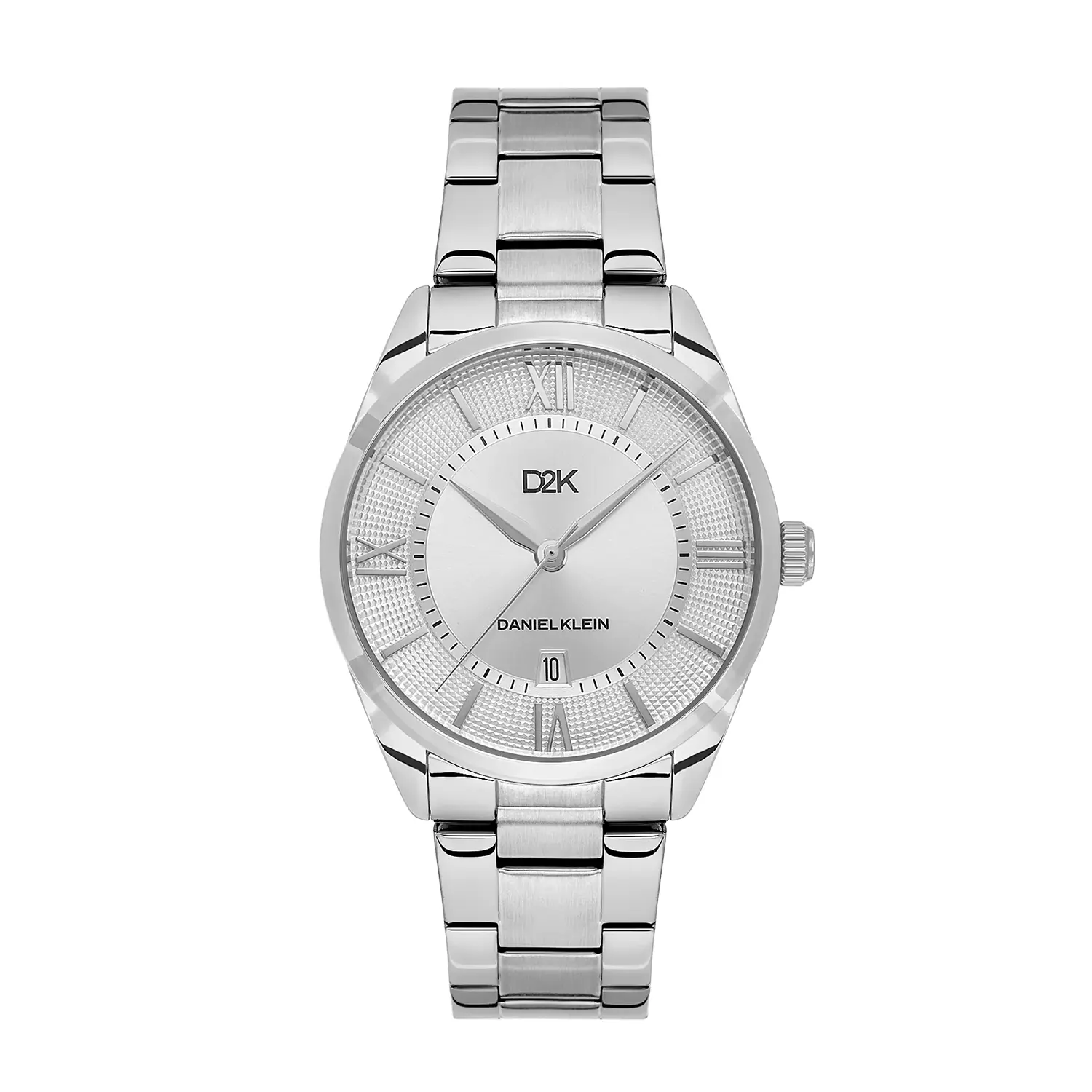 Daniel Klein D2K DK.6.14452-1 - Ceas barbatesc quartz argintiu