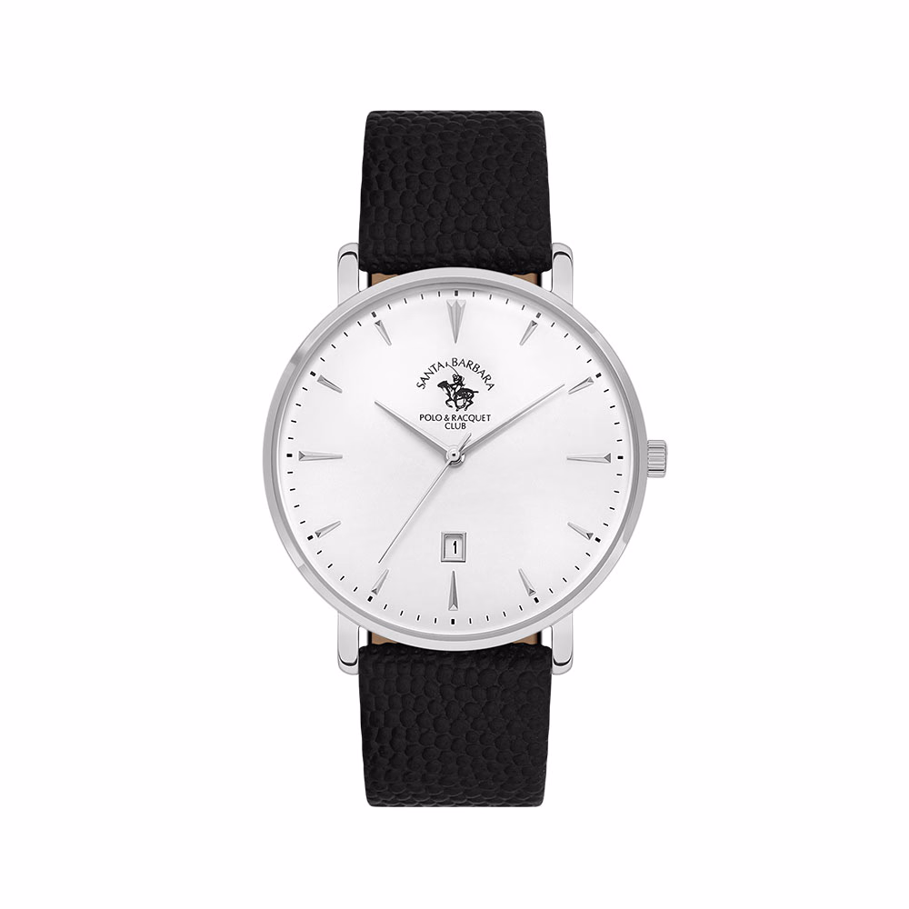 Santa Barbara Polo Noble - Ceas Barbatesc Quartz Negru SB.8.10006.1