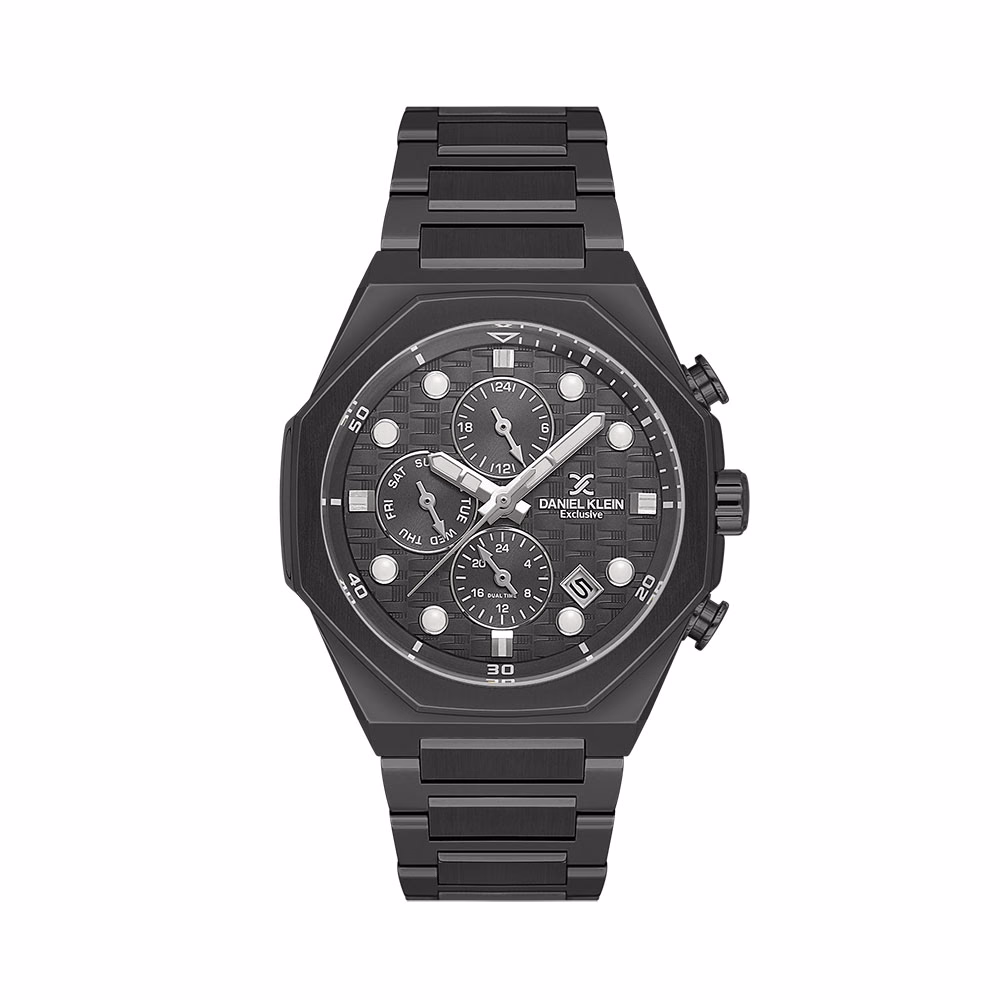 Daniel Klein Exclusive - Ceas Barbatesc Quartz Antracit DK.1.14217.5