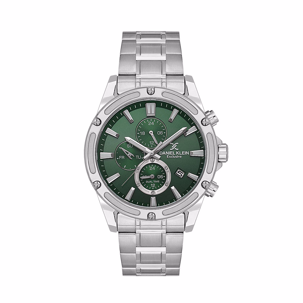 Daniel Klein Exclusive - Ceas Barbatesc Quartz Argintiu DK.1.14225.3