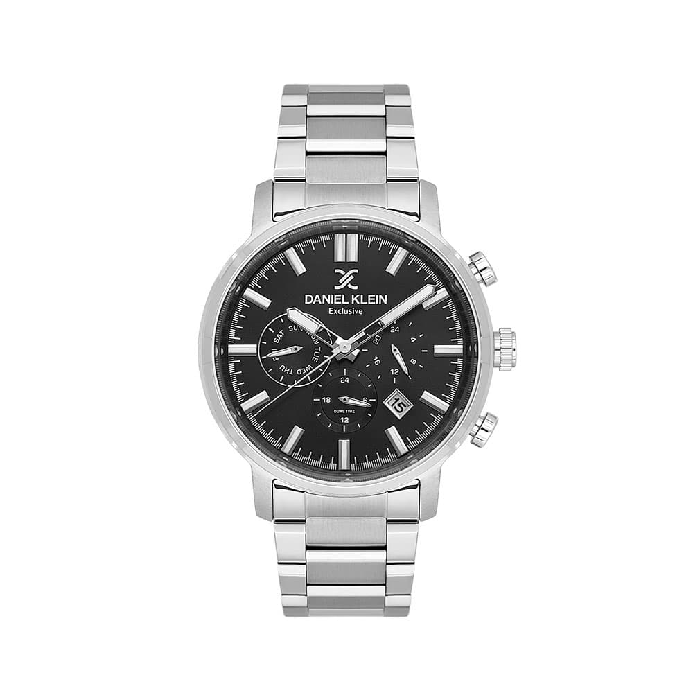 Daniel Klein Exclusive - Ceas Barbatesc Quartz Argintiu DK.1.14230.2