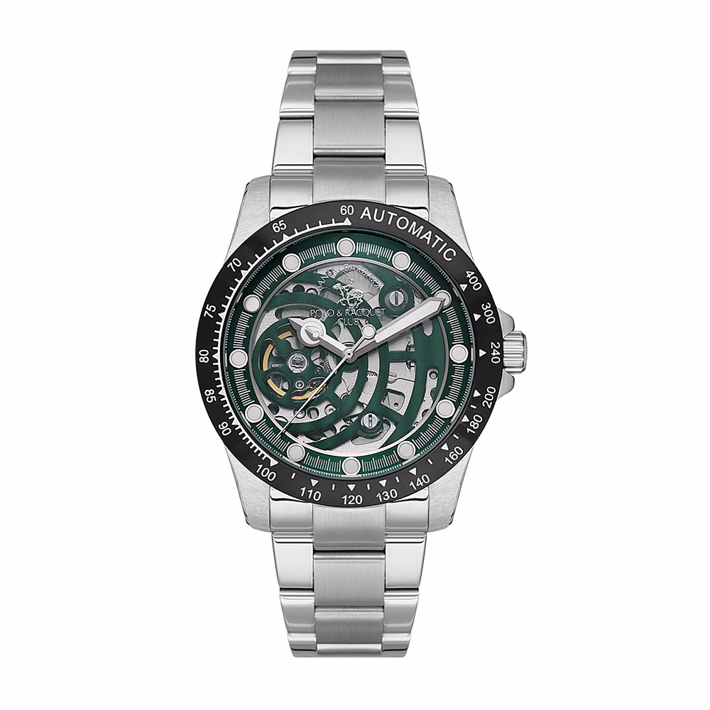 Santa Barbara Polo Luxury - Ceas Barbatesc Automatic Argintiu SB.1.10527.4