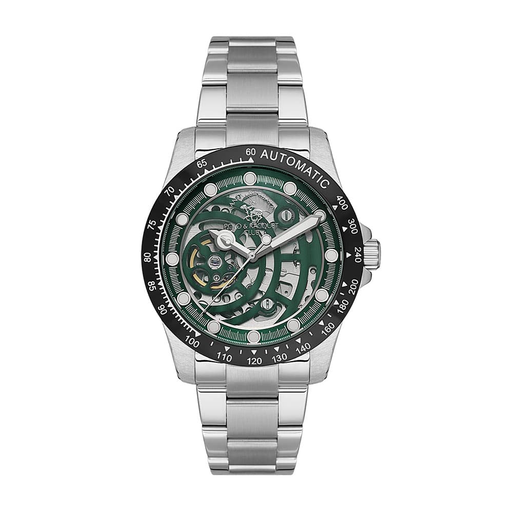 Santa Barbara Polo Luxury - Ceas Barbatesc Automatic Argintiu SB.1.10527.4