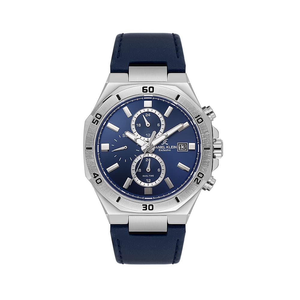 Daniel Klein Exclusive - Ceas Barbatesc Quartz Bleumarin DK.1.14003.2