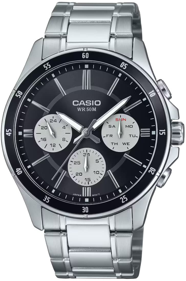 Мъжки аналогов часовник Casio Multi-Dial - Casio Collection - MTP-1374D-1A3VDF
