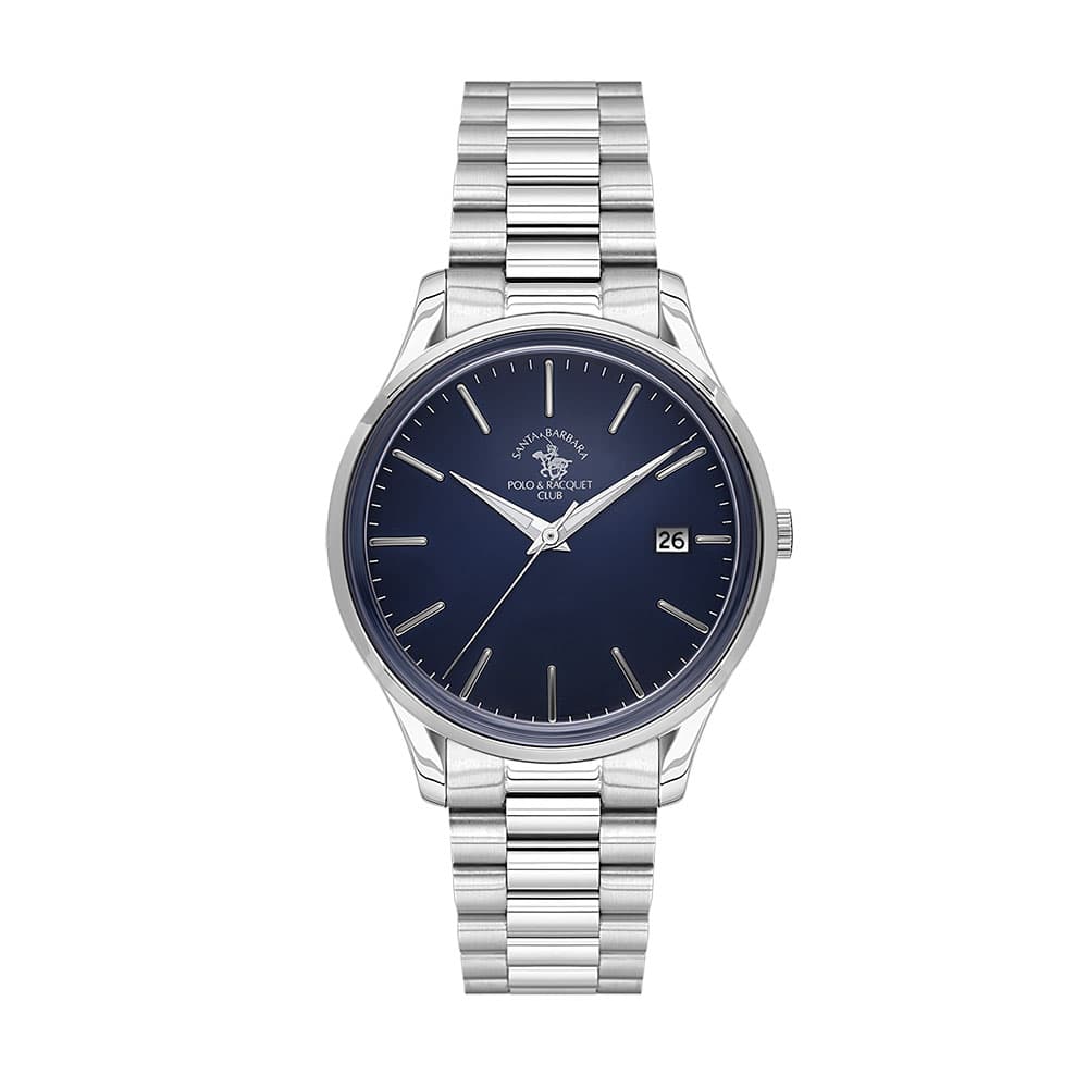 Santa Barbara Polo Noble - Ceas Barbatesc Quartz Argintiu SB.8.10010-3