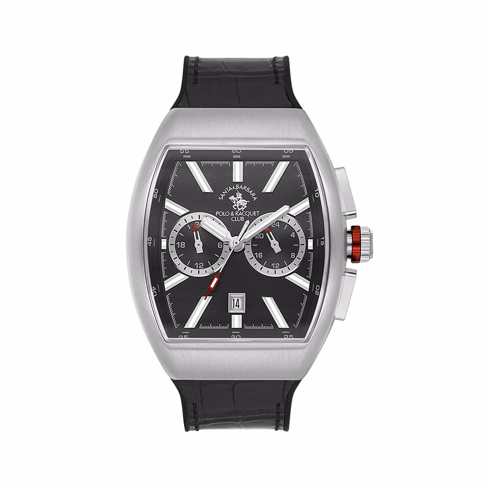 Santa Barbara Polo Prive - Ceas Barbatesc Quartz Negru SB.1.10607.2