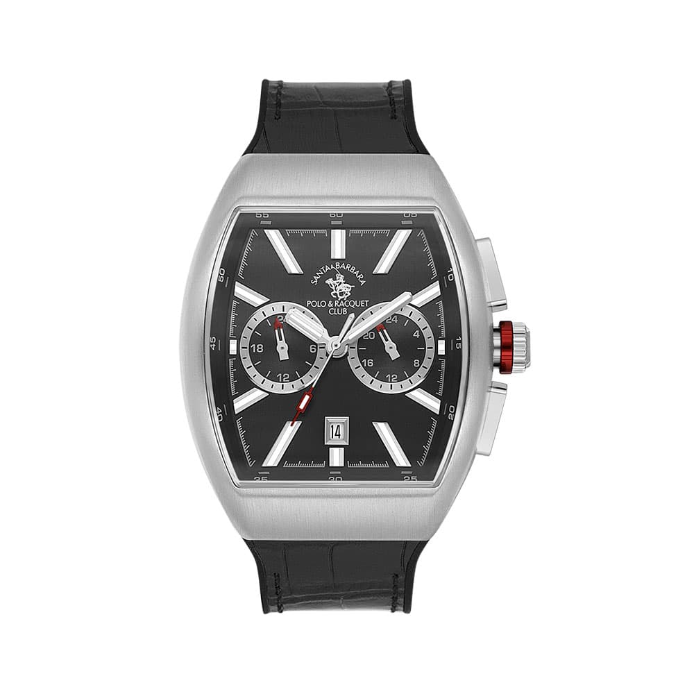 Santa Barbara Polo Prive - Ceas Barbatesc Quartz Negru SB.1.10607.2