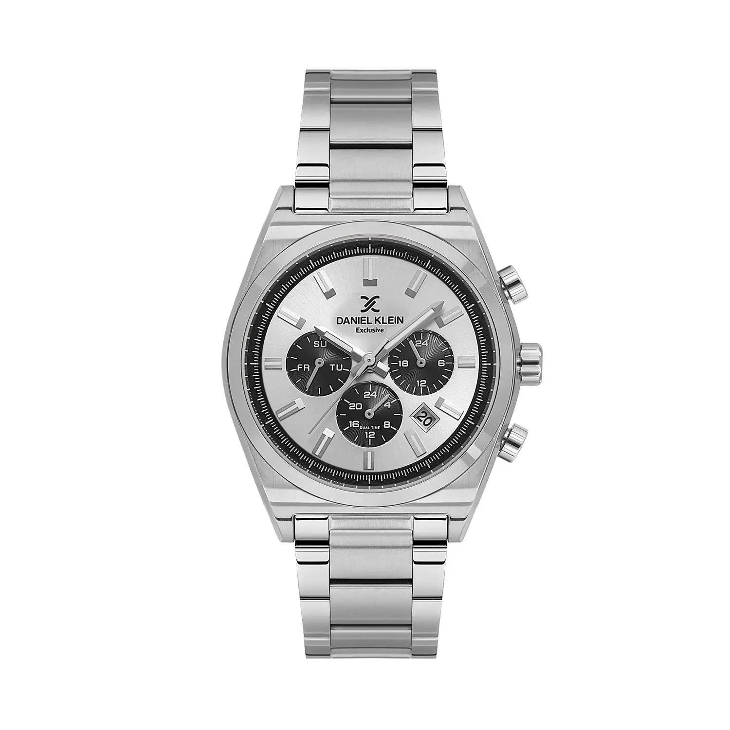 Ceas barbatesc argintiu Daniel Klein Exclusive DK.1.14357-1